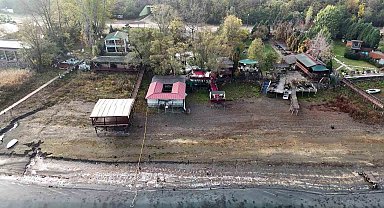 Sapanca Gölü'nde gizli borular, kesilen sazlıklar, işgal edilen kıyılar