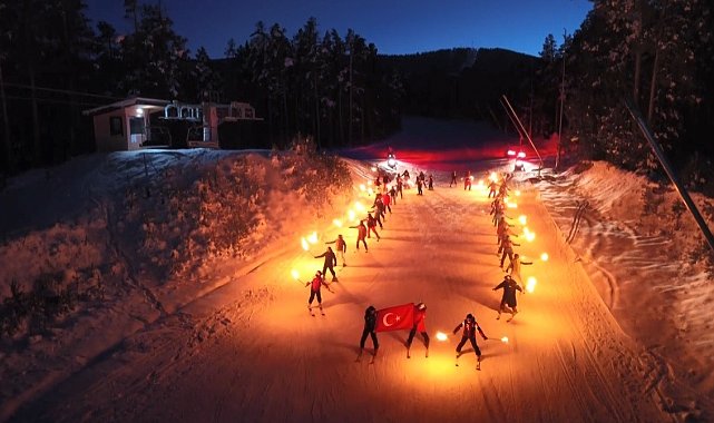 Sarıkamış kayak sezonuna "Merhaba" dedi