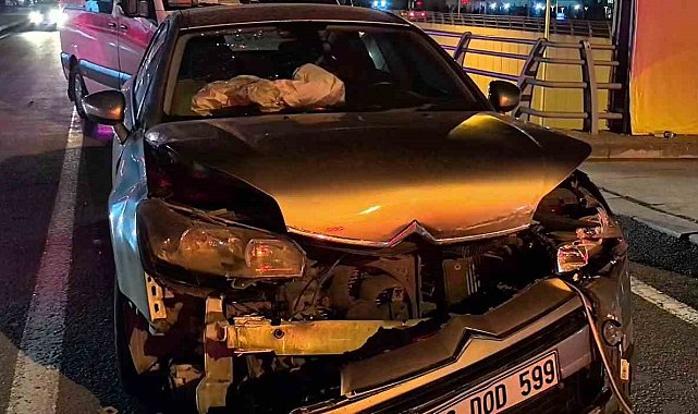 Şehir hastanesi kavşağında zincirleme kaza