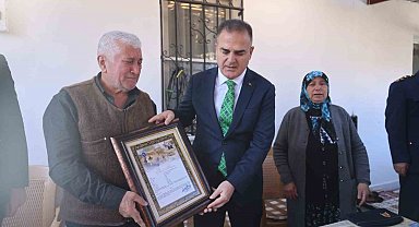 Şehit Kuran'ın ailesine şehadet belgesi verildi