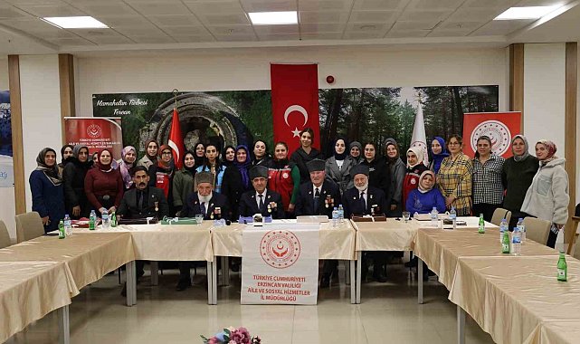Şehit yakınları ve gaziler, Erzincan Kız Yurdu öğrencileriyle buluştu