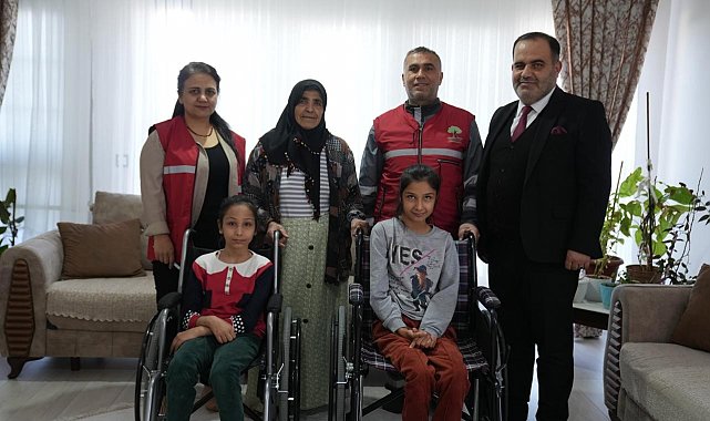 Şehitkamil'den özel ihtiyaçlı bireylere tekerlekli sandalye