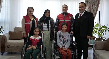 Şehitkamil'den özel ihtiyaçlı bireylere tekerlekli sandalye