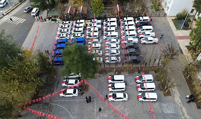 Siirt'te 68 araç kolluk kuvvetlerine teslim edildi