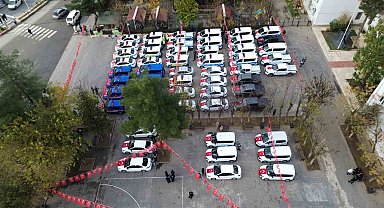 Siirt'te 68 araç kolluk kuvvetlerine teslim edildi