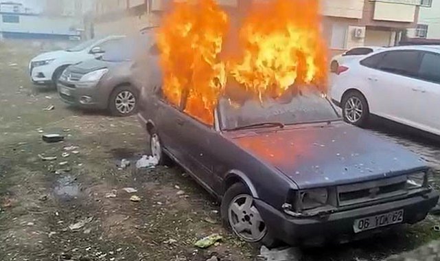 Siirt'te otomobil yakan iki çocuk ifadelerinin ardından serbest bırakıldı