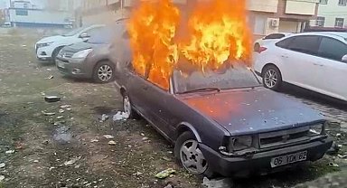 Siirt'te otomobil yakan iki çocuk ifadelerinin ardından serbest bırakıldı