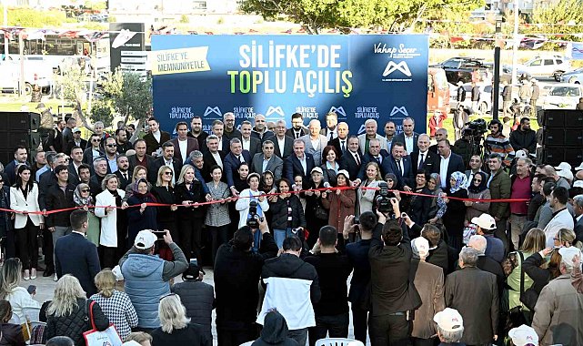 Silifke'de 3 projenin toplu açılışı yapıldı