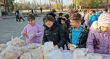Sındırgı'da "Yerli Malı Haftası" tarhana ve keşkekle şenlendi