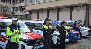 Sinop'ta emniyet ve jandarmaya 19 yeni araç tahsis edildi