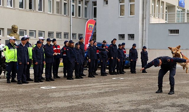 Sinop'ta jandarma özel misafirlerini ağırladı