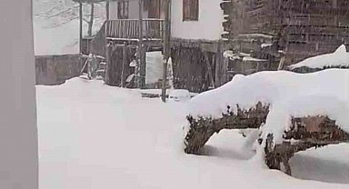 Sinop'ta kar yağışı: Yüksek kesimlerde 30 santime ulaştı