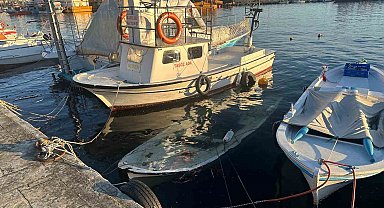 Sinop'ta kayık battı