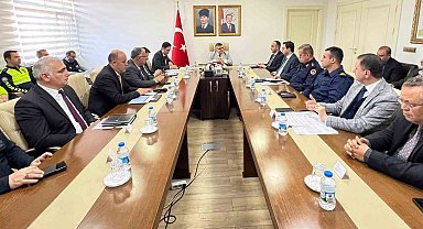 Sinop'ta kış mevsimi trafik tedbirleri toplantısı