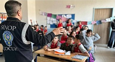 Sinop'ta öğrencilere 'güvenlik' dersi