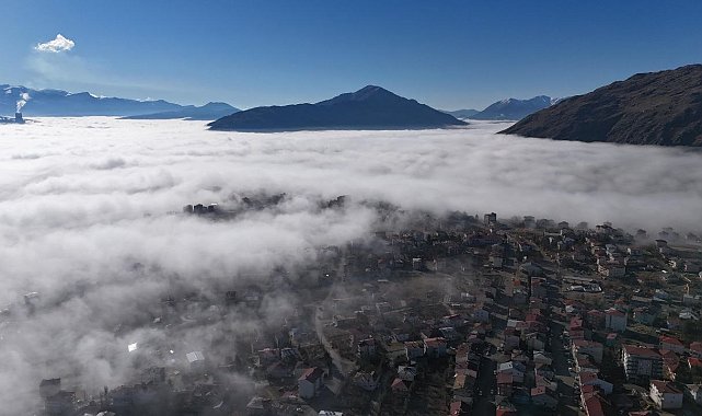 Sis kartpostallık görüntüler oluşturdu