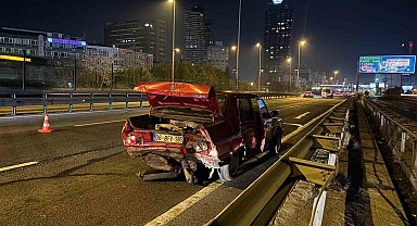 Şişli'de 3 araç birbirine girdi: 1 ağır 2 yaralı