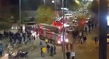 Siverek'te çıkan yangında 9 kişi dumandan etkilendi