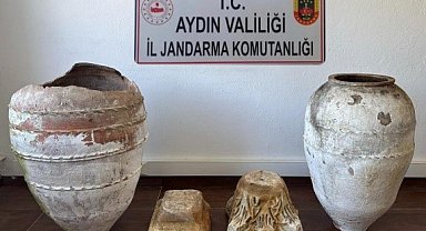 Söke'de tarihi eser operasyonu