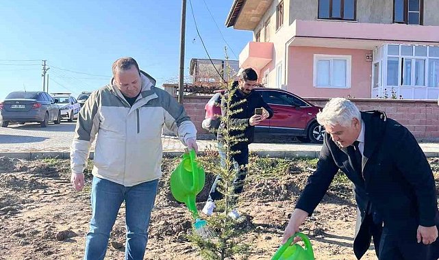Şuhut İlçe Emniyet Müdürlüğü Hatıra Ormanı oluşturuldu