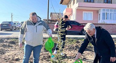 Şuhut İlçe Emniyet Müdürlüğü Hatıra Ormanı oluşturuldu
