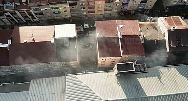 Sultangazi tekstil atölyesinde yangın