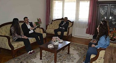 Sultanhisar'da 'Misafirim Kaymakamım' projesi Salavatlı ve Atça'da devam etti