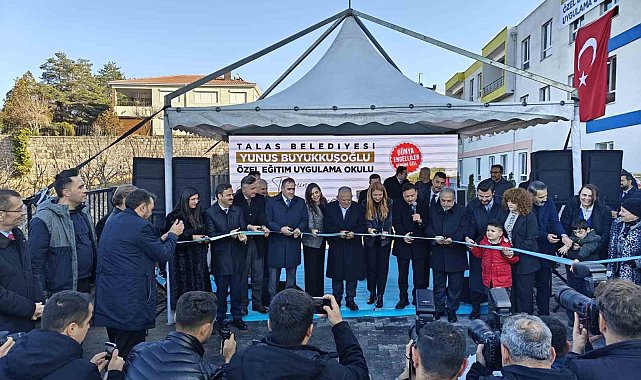 Talas'ta özel güne özel açılış