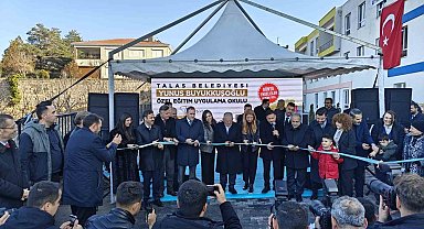 Talas'ta özel güne özel açılış