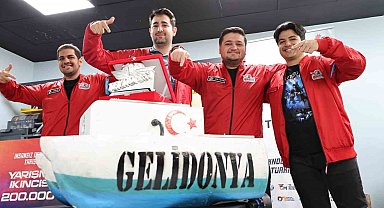 Tam otonom su üstü deniz aracıyla 284 takım arasından Türkiye ikinciliği