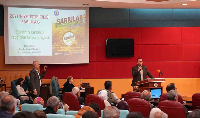 Tarsus'ta Sarıulak zeytini için üreticilere eğitim verildi