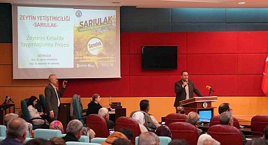 Tarsus'ta Sarıulak zeytini için üreticilere eğitim verildi