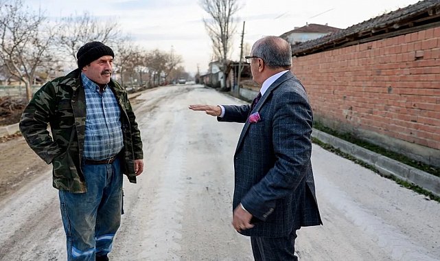 Taşköprü Belediyesi, yol yapım ve çevre düzenleme çalışmalarına aralıksız devam ediyor