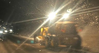 Tavşanlı'da kar mesaisi