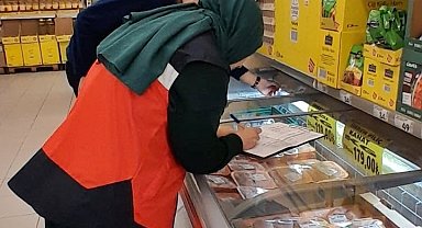 Tavşanlı'da marketlerde fiyat takibi denetimleri sürüyor