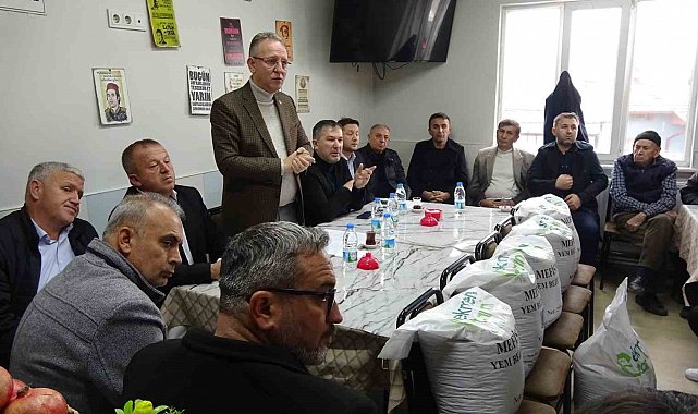 Tavşanlı'da üreticilere tohum ve gübre desteği