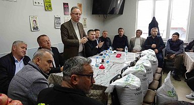 Tavşanlı'da üreticilere tohum ve gübre desteği