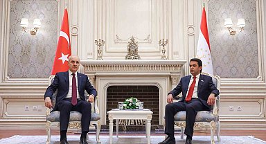 TBMM Başkanı Kurtulmuş, Tacikistan Ali Meclisi Milli Meclis Başkanı Emomali ile görüştü
