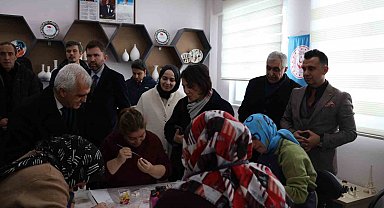 TBMM Komisyonu, Erzurum Engelsiz Yaşam Merkezinde incelemelerde bulundu