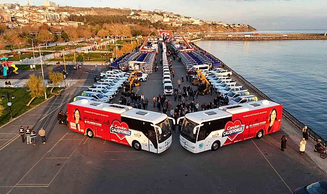 Tekirdağ'da dev yatırım: Yüzlerce araç alındı