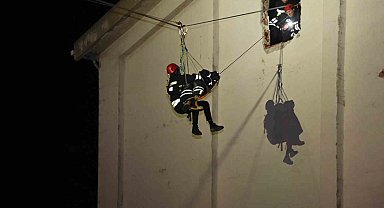 Tekirdağ'da gerçeğini aratmayan arama kurtarma tatbikatı