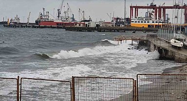 Tekirdağ'da şiddetli poyraz