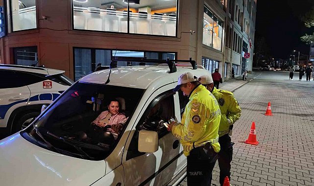Tekirdağ'da trafiğin yoğun olduğu bölgede denetim: 106 araç kontrol edildi