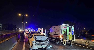 Tekirdağ'da zincirleme kaza: 2'si asker 5 yaralı