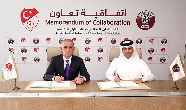 TFF ile Katar Futbol Federasyonu arasında iş birliği anlaşması imzalandı