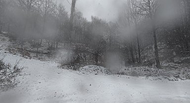 Tokat'ın yüksek kesimlerinde kar yağışı etkili oldu