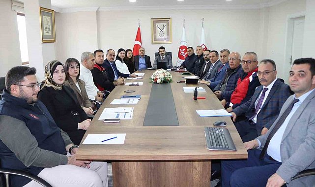 Tomarza'da İlçe Afet Koordinasyon Kurulu Toplantısı yapıldı