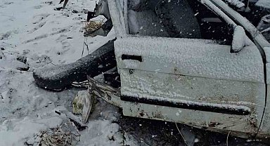 Tomarza'da trafik kazası: 2 yaralı