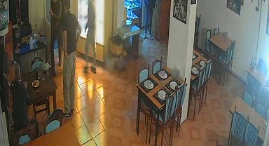 Trabzon'da restorandaki silahlı saldırının görüntüleri ortaya çıktı