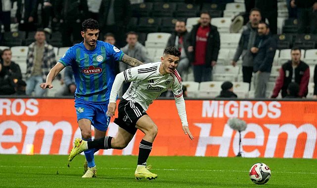 Trendyol Süper Lig: Beşiktaş: 0 - Çaykur Rizespor: 0